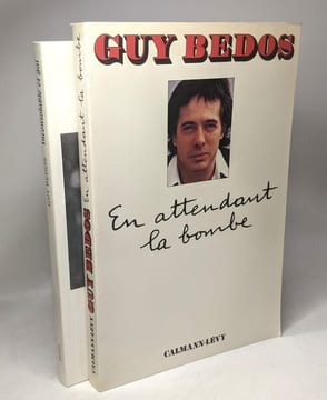 En attendant la bombe + Inconsolable et gai --- 2 livres. Bedos Guy