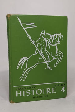Lot de 2 "Cours d'histoire Jules Isaac ": le moyen age-classe de quatrième / de la révolution de 1789 à la révolution de 1848-classe de seconde. Alba ...