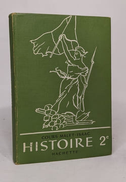 Lot de 2 "Cours d'histoire Jules Isaac ": le moyen age-classe de quatrième / de la révolution de 1789 à la révolution de 1848-classe de seconde. Alba ...