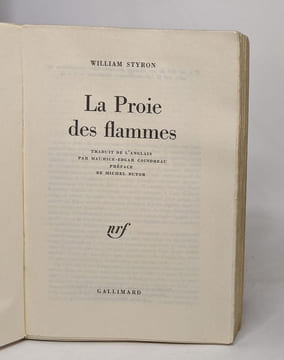 La proie des flammes. Styron William