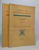 Lot de 2 revues "Actualités pharmacologiques ": troisième série (1951) / sixième série (1953). Hazard René