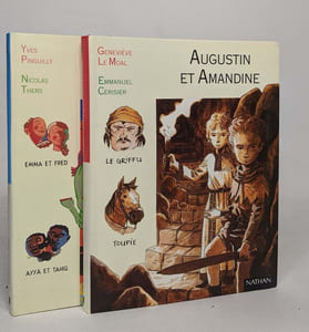 Lot de 2 romans jeunesse : Augustin et Amandine / Manèges dans le désert