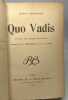 Quo vadis : roman des temps néroniens - traduction de Kozakiewicz et Jonasz. Sienkiewicz Henryk