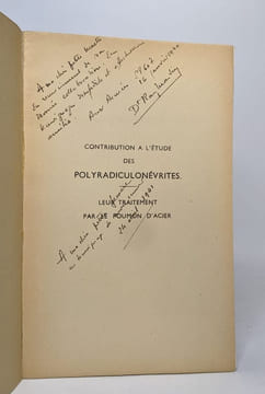 Contribution à l'étude des polyradiculonévrites - leur traitement par le poumon d'acier. Martin Raymond