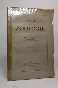 2 volumes du Traité de zoologie - Fascicule II / Fascicule VII les batraciens. Perrier Edmond