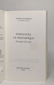 Emmanuel le Magnifique: Chronique d'un règne. Rambaud Patrick