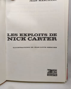 Les exploits de Nick Carter - illustrations Mercier