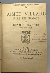 Aimée villard fille de france