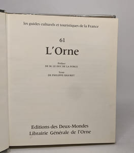 Les guides culturels et touristiques de la France - 61 l'Orne