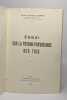 Essai sur la psycho-physiologie des tics. Ferri&eacute; Fran&ccedil;oise