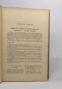 Cours elementaire de radiotechnique - professé aux élèves ingénieurs et techniciens de l'école d'électricité et de mécanique industrielle et de l'école centrale de T.S.F