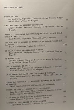 Religions de Salut - annales du Centre d'Etude des Religion 2 --- institut de sociologie. Collectif D'auteurs Abel De Heusch Dorsinfang-Smets ...