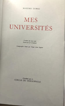 7 Volumes: Les chefs d'oeuvres de la littérature russe (voir description): récits d'un chasseur - premier amour théâtre 1 & 2 Mes universités Enfance ...