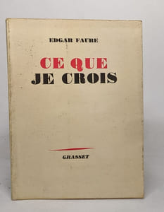 Ce que je crois