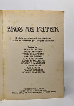 Eros au futur - n°27. Chambon Jacques