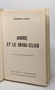 Anne et le mini-club