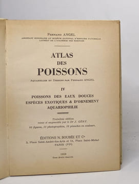Poisson exotiques et d'aquariums - fasc. IV - poissons des eaux douces espèces exotiques et d'ornement aquariophilie. Angel Fernand