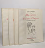 Lot de 4 num&eacute;ros de "Les cahiers de marottes et violons d'ingres": n&deg;32 - n&deg;34 - n&deg;36 - n&deg;41. Collectif