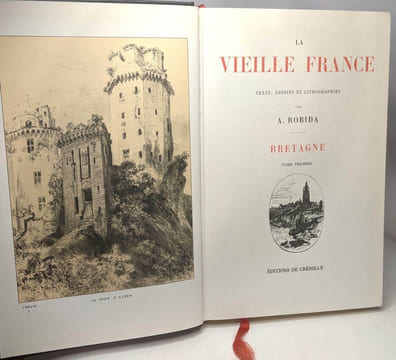 La Vieille France - Normandie - TOME UN et DEUX. Robida