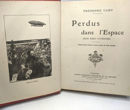 Perdus dans l'espace - grand roman d'aventures. Théodore Cahu