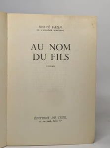 Au nom du fils
