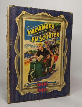 Vacances en scooter. Sabran Jean