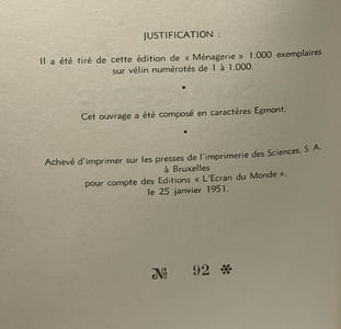Ménagerie