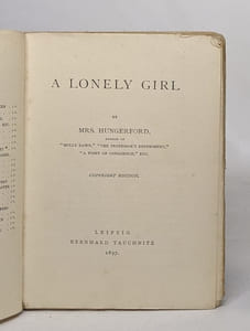 A lonely girl