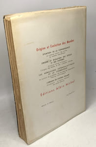 Origine et évolution des mondes