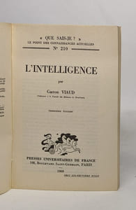 Que sais-je? - L'intelligence