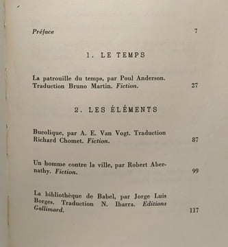 Univers de la science fiction 16 nouvelles. Collectif
