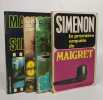 Lot de 4 histoires de "maigret": La nuit du carrefour / La guinguette à deux sous / La première enquête de Maigret / Maigret se défend. Simenon ...