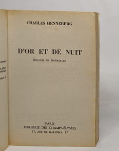 D'or et de nuits
