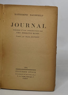Journal. Mansfield Katherine
