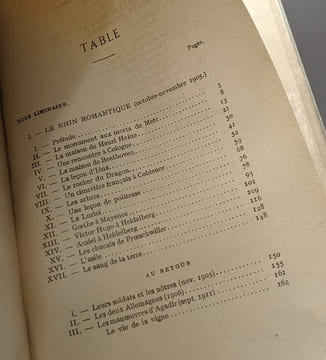 SUR LE RHIN. Le Rhin romantique (octobre novembre 1905) les fêtes de la libération à Strasbourg et à Metz (8-9 décembre 1918) les français sur le Rhin ...