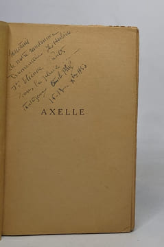 Axelle. Benoit Pierre