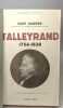 Talleyrand 1754-1838 - traduit par H. et R. Alix. Duff Cooper