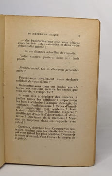 Méthode progressive et complète de culture psychique. De Saint-laurent Raymond