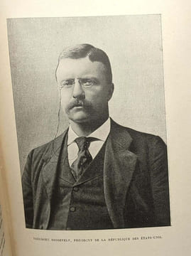Roosevelt intime - illustrations gravées d'après des photographies. Savine Albert