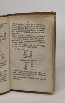 Comptes-faits de barrème en francs et en centimes précédés d'une instruction sur la manière de s'en servir; suis du calcul de l'intérêt a demi pour ...
