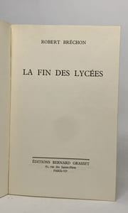 La fin des lycées