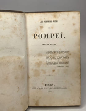 Les derniers jours de Pompeï imité de Bulwer. Collectif
