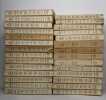 Lot de 57 numéros de "Les oeuvres libres" revue mensuelle ne publiant que de l'inédit: années 1945 à 1957: mois voir description détaillée. 