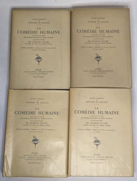 Lot de 40 "oeuvres complètes de Honoré de Balzac": La comédie humaine (33 tomes voir description) / Oeuvres diverses tomes I-II-III / Théâtre tomes ...