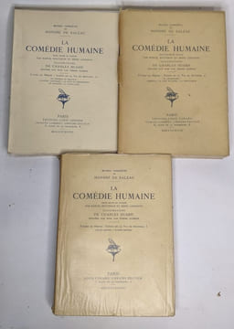 Lot de 40 "oeuvres complètes de Honoré de Balzac": La comédie humaine (33 tomes voir description) / Oeuvres diverses tomes I-II-III / Théâtre tomes ...