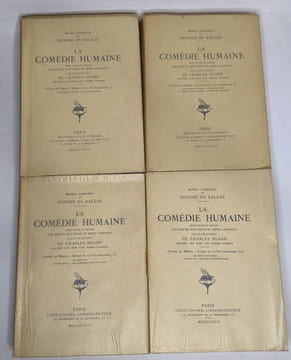 Lot de 40 "oeuvres complètes de Honoré de Balzac": La comédie humaine (33 tomes voir description) / Oeuvres diverses tomes I-II-III / Théâtre tomes ...