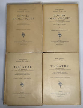 Lot de 40 "oeuvres complètes de Honoré de Balzac": La comédie humaine (33 tomes voir description) / Oeuvres diverses tomes I-II-III / Théâtre tomes ...