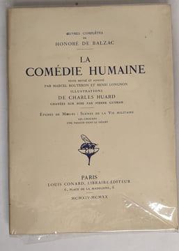 Lot de 40 "oeuvres complètes de Honoré de Balzac": La comédie humaine (33 tomes voir description) / Oeuvres diverses tomes I-II-III / Théâtre tomes ...
