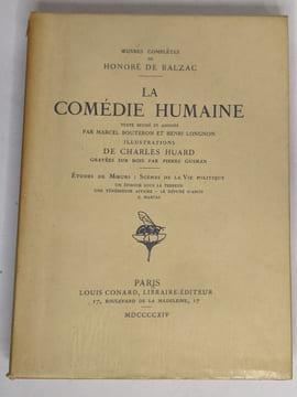 Lot de 40 "oeuvres complètes de Honoré de Balzac": La comédie humaine (33 tomes voir description) / Oeuvres diverses tomes I-II-III / Théâtre tomes ...