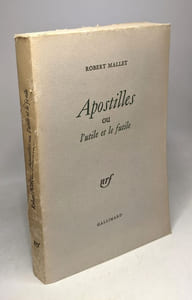 Apostilles ou l'utile et le futile